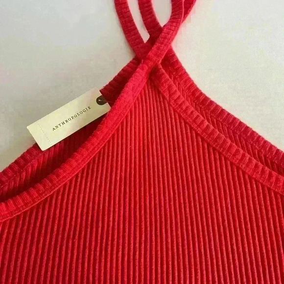 NWT! Anthropologie Top Rated t. la Ribbed Halter Tank - Picture 4 of 8